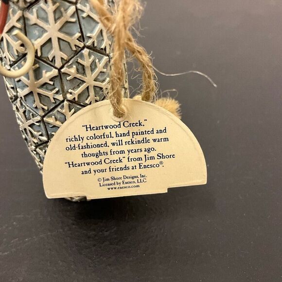 Enesco Jim Shore "Holliday" Snowman Figurine 4.5" Tall Christmas Seasonal Decor - Picture 9 of 10